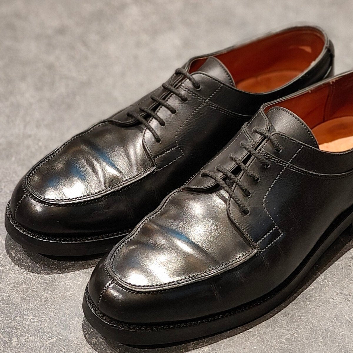 希少 【JOHN LOBB】ジョンロブ バロス Uチップ カーフ ブラック サイズUK7.5E 292ラスト