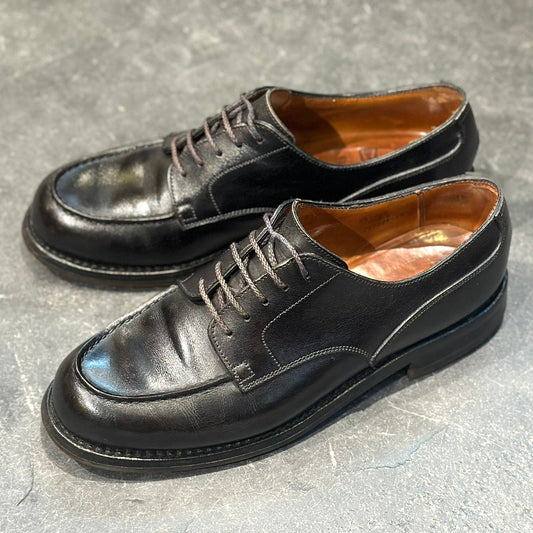 美品【J.M.WESTON】ジェイエムウエストン 641 旧旧ロゴ Uチップ カーフ ブラック サイズ UK5.5C 31ラスト