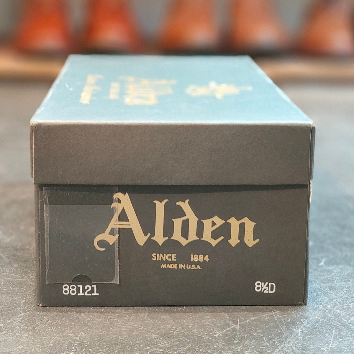 【Alden × UNITED ARROWS】オールデン × ユナイテッドアローズ 88123 別注 スリッポン スエード ネイビー サイズ US8.5D
