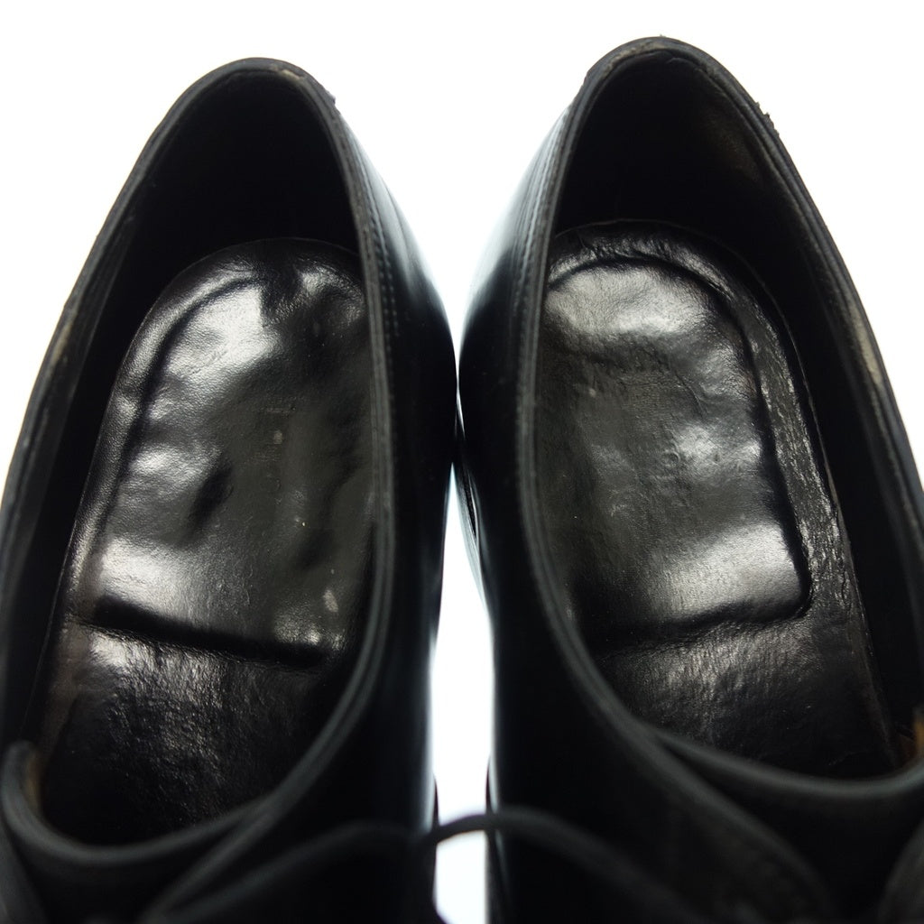 【JOHN LOBB】ジョンロブ ガルニエ 内羽根プレーントゥ カーフ ブラック サイズ UK8E 8695ラスト