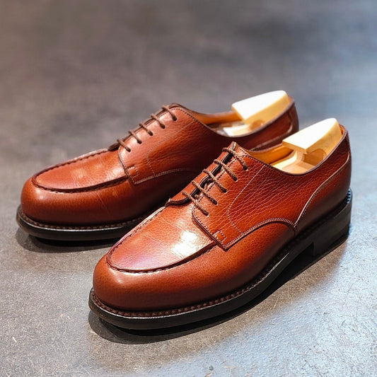 極美品【J.M.WESTON】ジェイエムウエストン 641 ゴルフ Uチップ グレインレザー ブラウン サイズ UK6C 31ラスト 定価¥168,300-