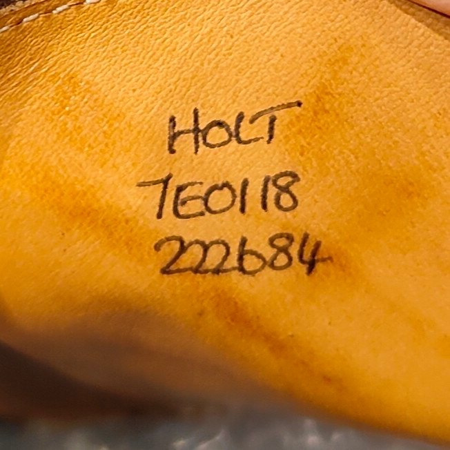 希少 極美品【JOHN LOBB】ジョンロブ ホルト HOLT 2019イヤーモデル ホールカット ダークブラウン サイズ UK7E 0118ラスト