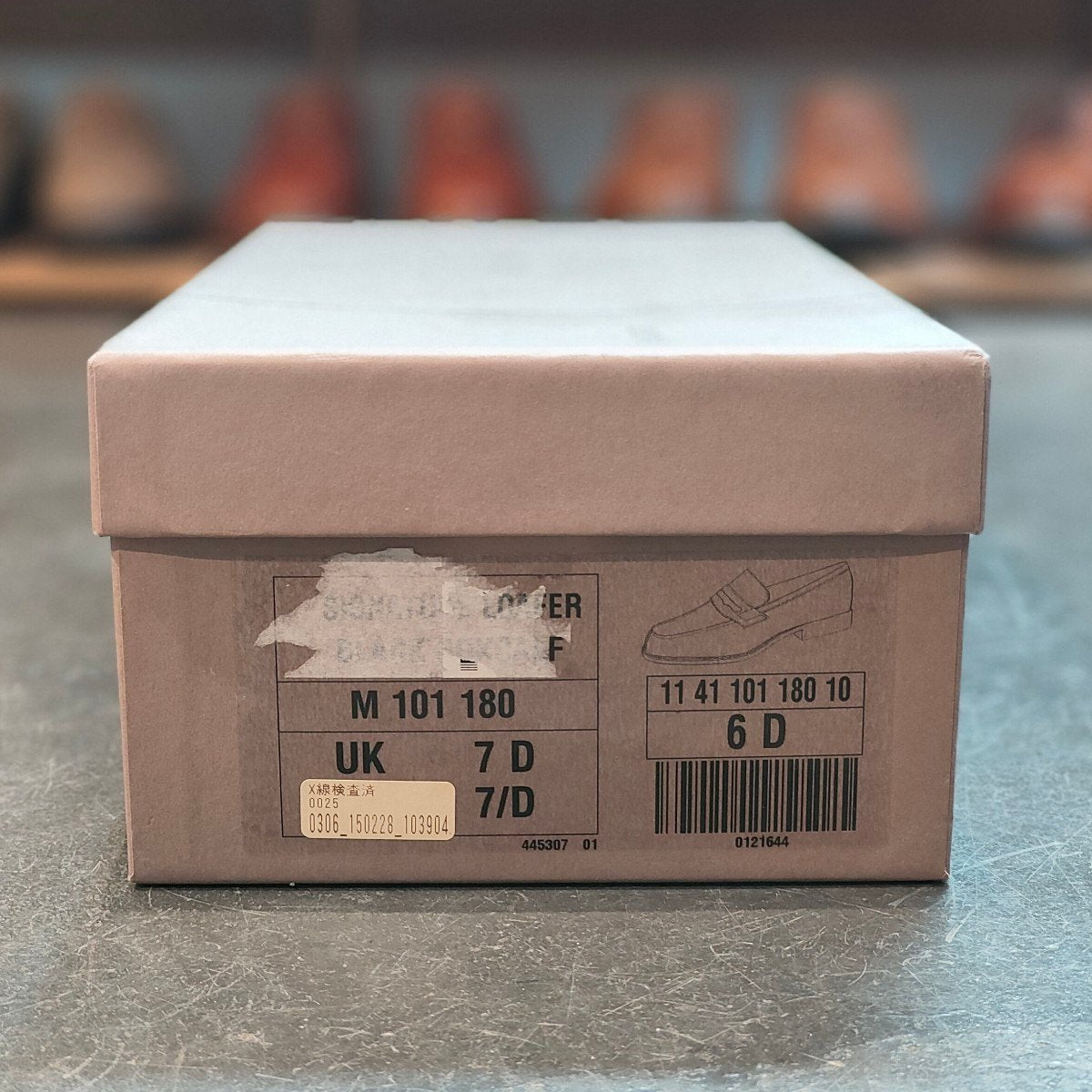 【J.M.WESTON】ジェイエムウエストン 180 シグニチャーローファー ボックスカーフ ブラック サイズ UK6D 41ラスト 定価¥151,800-