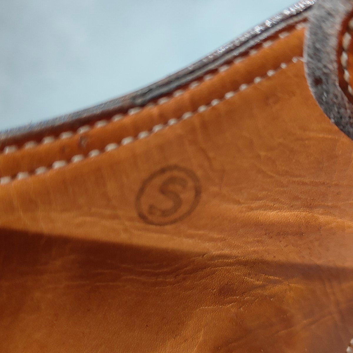 希少 Sスタンプ【JOHN LOBB】ジョンロブ ドデーロ イタリアボノーラ製 Uチップ グレインレザー ブラウン サイズ UK6E 8695ラスト