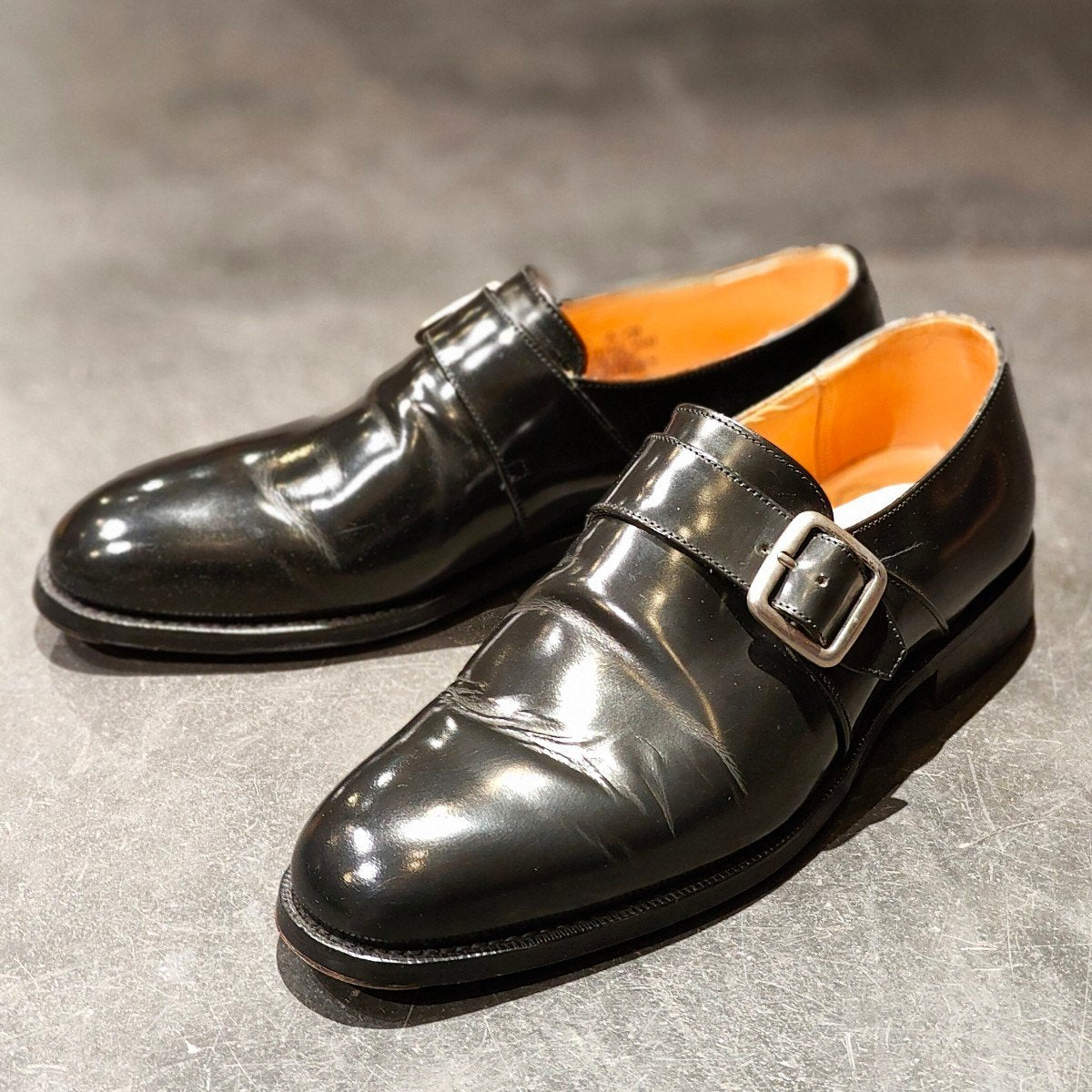 【Church’s】チャーチ 四都市 WESTBURY ポリッシュドバインダーカーフ シングルモンク UK6G