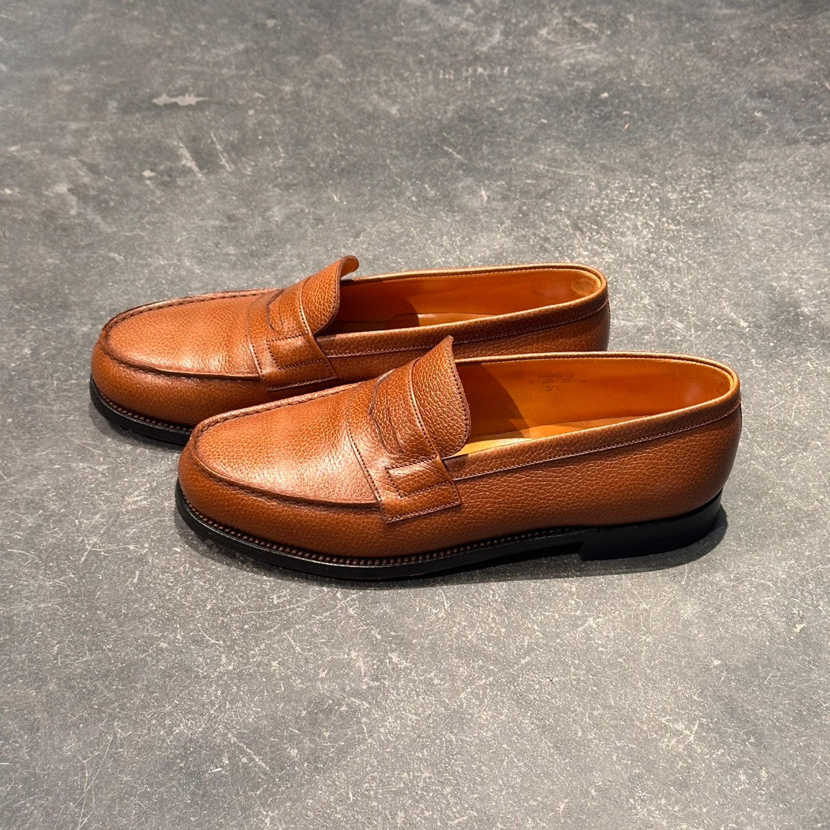 希少【J.M.WESTON】ジェイエムウエストン 180 シグニチャー ローファー チェルケス ブラウン UK5.5C 41ラスト