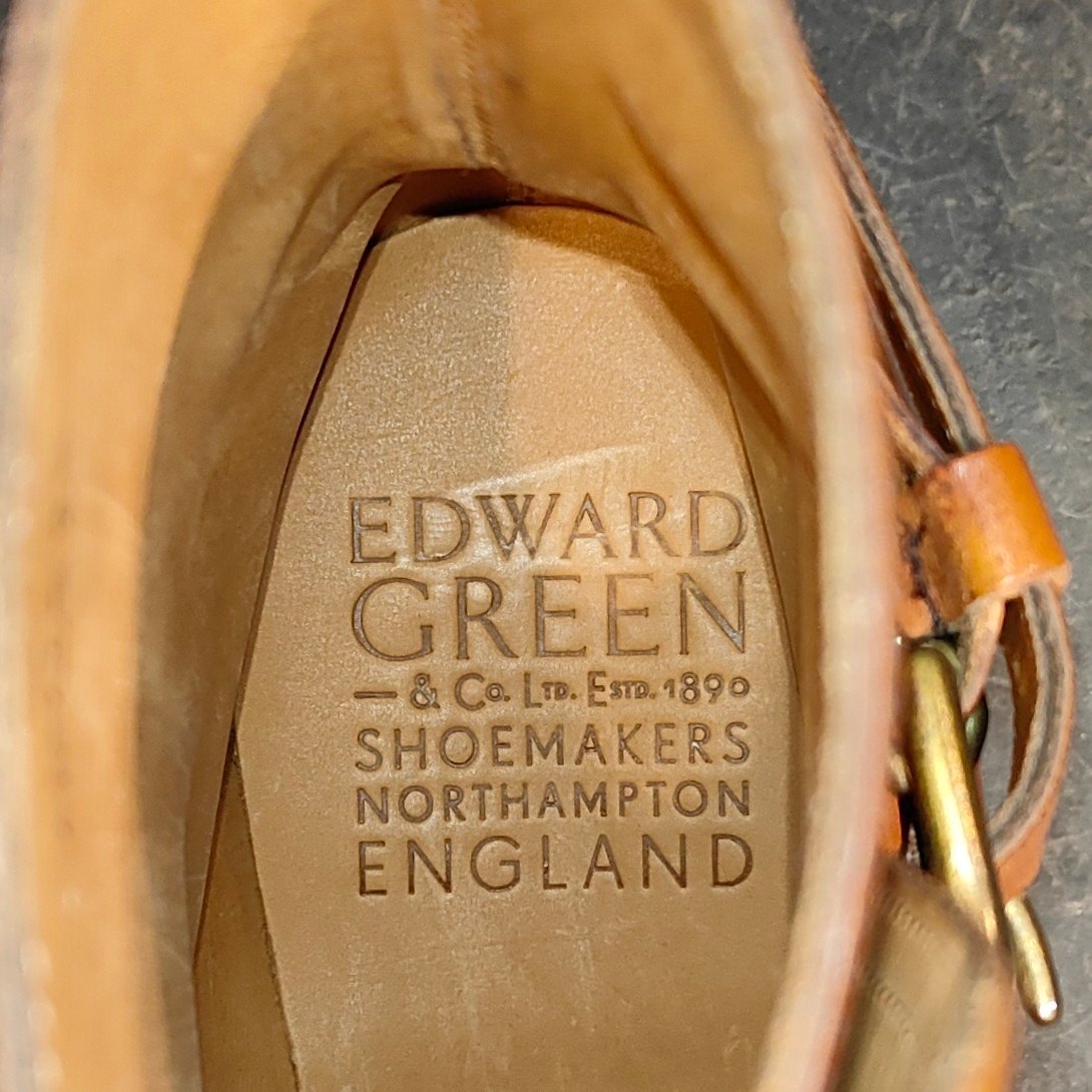 試着程度【EDWARD GREEN】エドワードグリーン グレシャム ジョッパーブーツ カーフ チェスナットアンティーク サイズ UK6.5E 82ラスト