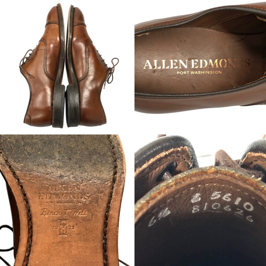 【Allen Edmonds】アレンエドモンズ 5610 ビジネスシューズ カーフ ブラウン(茶系) サイズ 6.5E ラスト