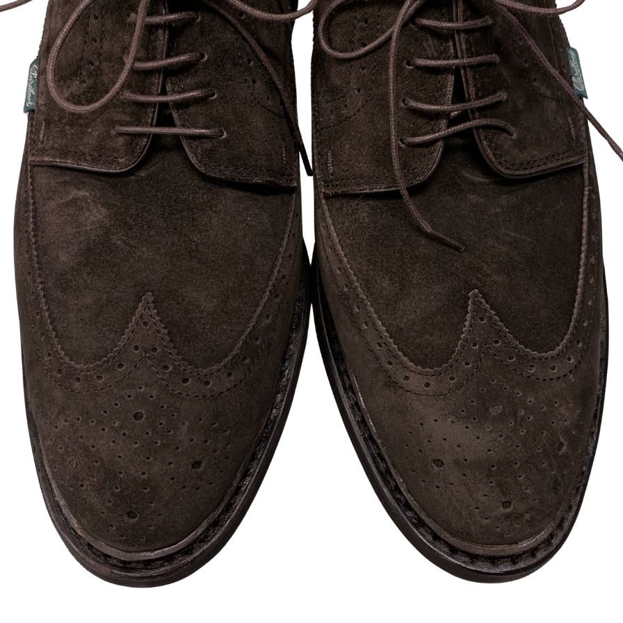 【Paraboot】パラブーツ ビジネスシューズ スエード ブラウン(茶系) サイズ 9.5 ラスト