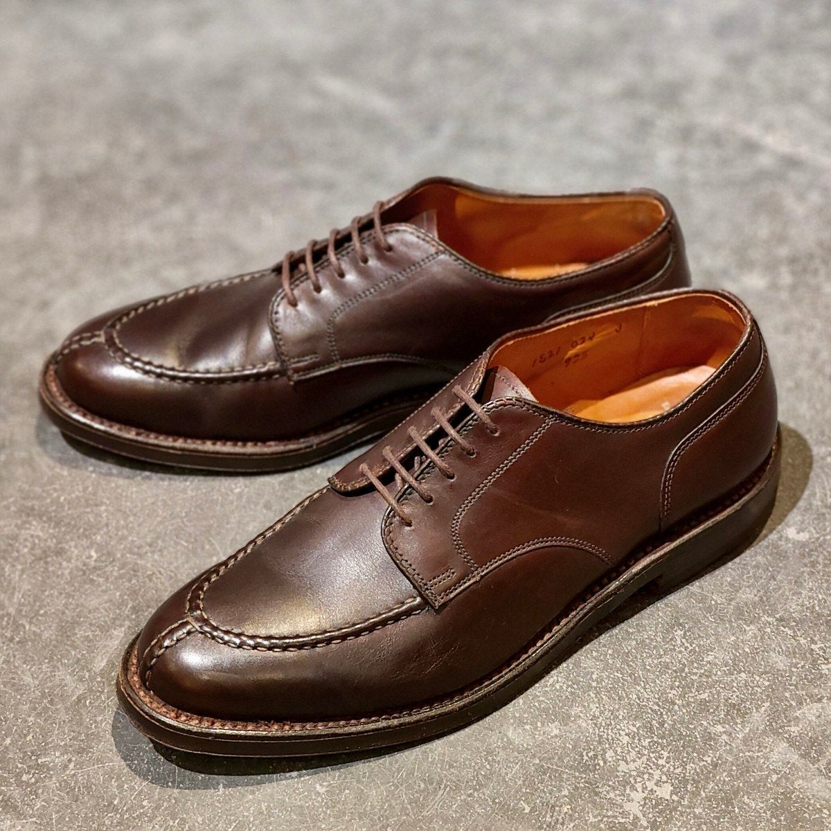 使用数回【ALDEN】オールデン 925 NST カーフ ダークブラウン サイズ US7.5D バリーラスト