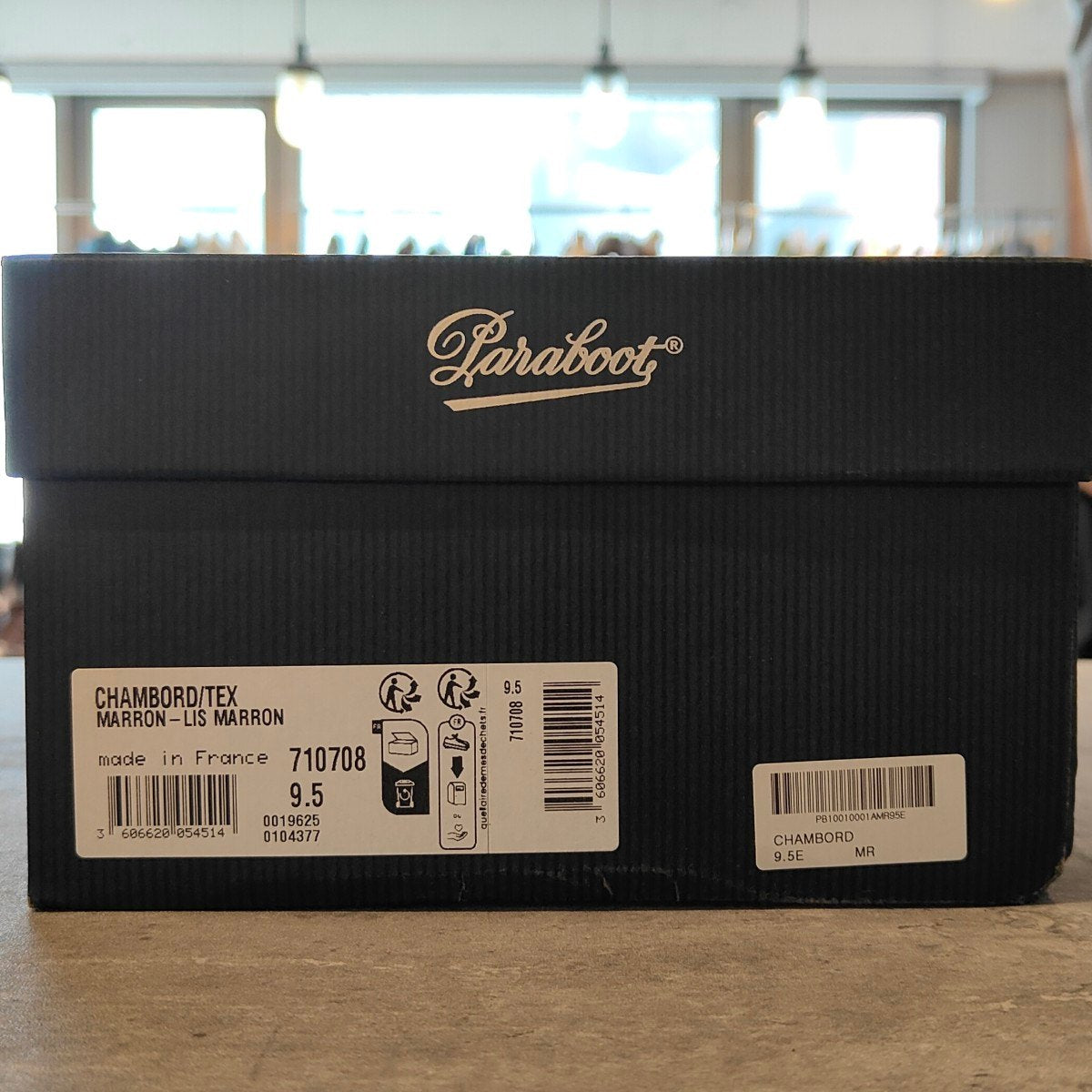 未使用【Paraboot】パラブーツ シャンボード Uチップ リスレザー マロン サイズ UK9.5 参考定価¥110,000-