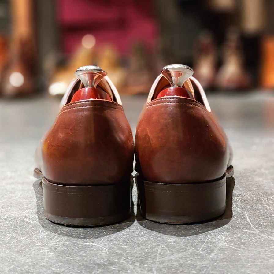 極美品 【JOHN LOBB】ジョンロブ ハットン ウイングチップ ミスティカーフ ブラウン サイズUK8.5E 7000ラスト