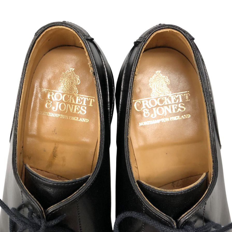 【CROCKETT&JONES】クロケット&ジョーンズ ビジネスシューズ カーフ ブラック(黒) サイズ 7Eハーフ ラスト