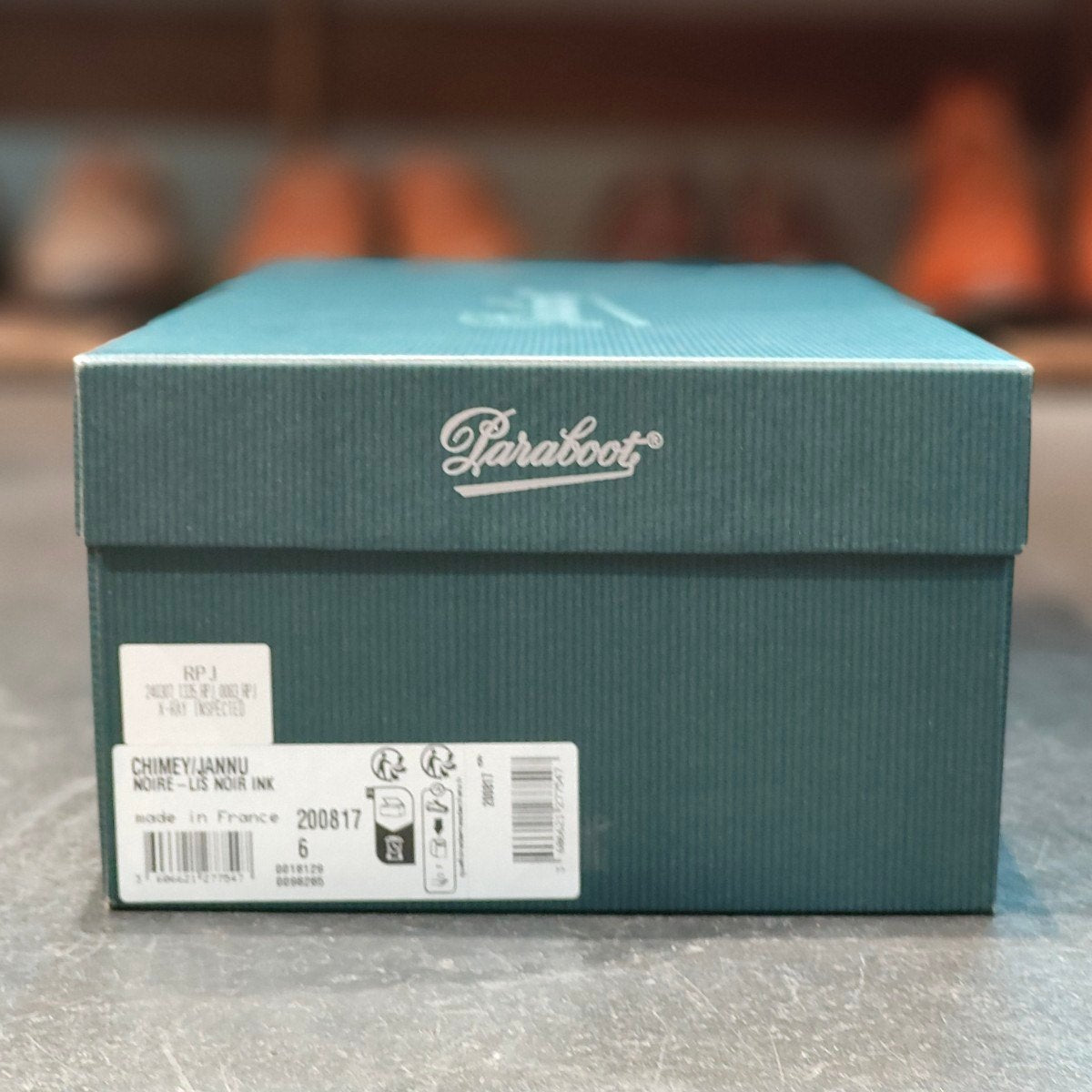新品未使用 【Paraboot】パラブーツ シメイ Uチップ カーフ ブラック サイズ UK6 定価¥96,800-