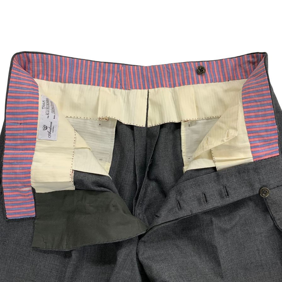 【AMBROSI LA】アンブロージ スラックス グレー(灰色) サイズ 48