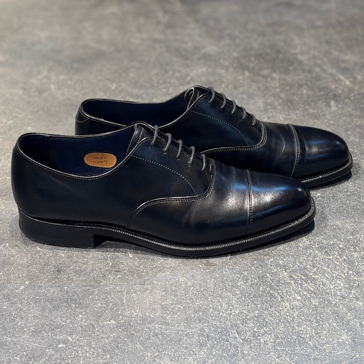 【CHEANEY】チーニー トゥモローランド別注 M3469 ストレートチップ カーフ ブラック サイズUK7.5F
