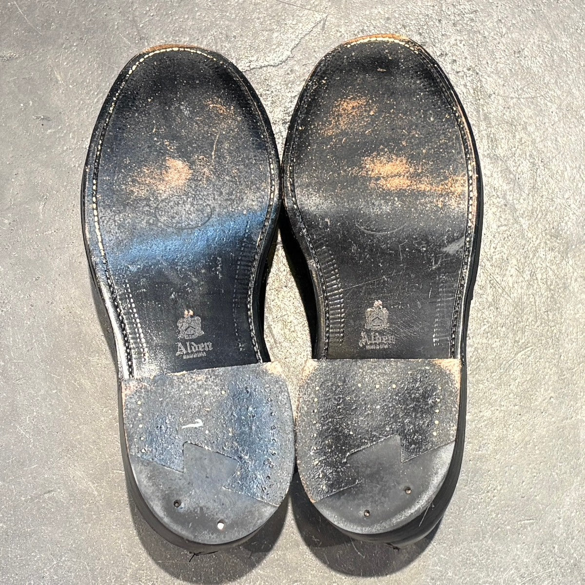 使用数回【ALDEN 】オールデン 31851 ユナイテッドアローズ別注 コードバン ウィングチップ ブラック バリーラスト サイズUS6.5D