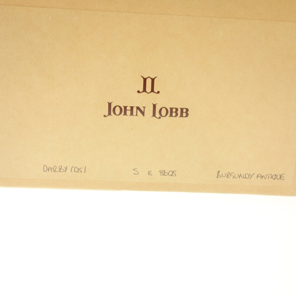 【JOHN LOBB】ジョンロブ ダービー フルブローグ カーフ バーガンディアンティーク UK5E 8695ラスト DARBY