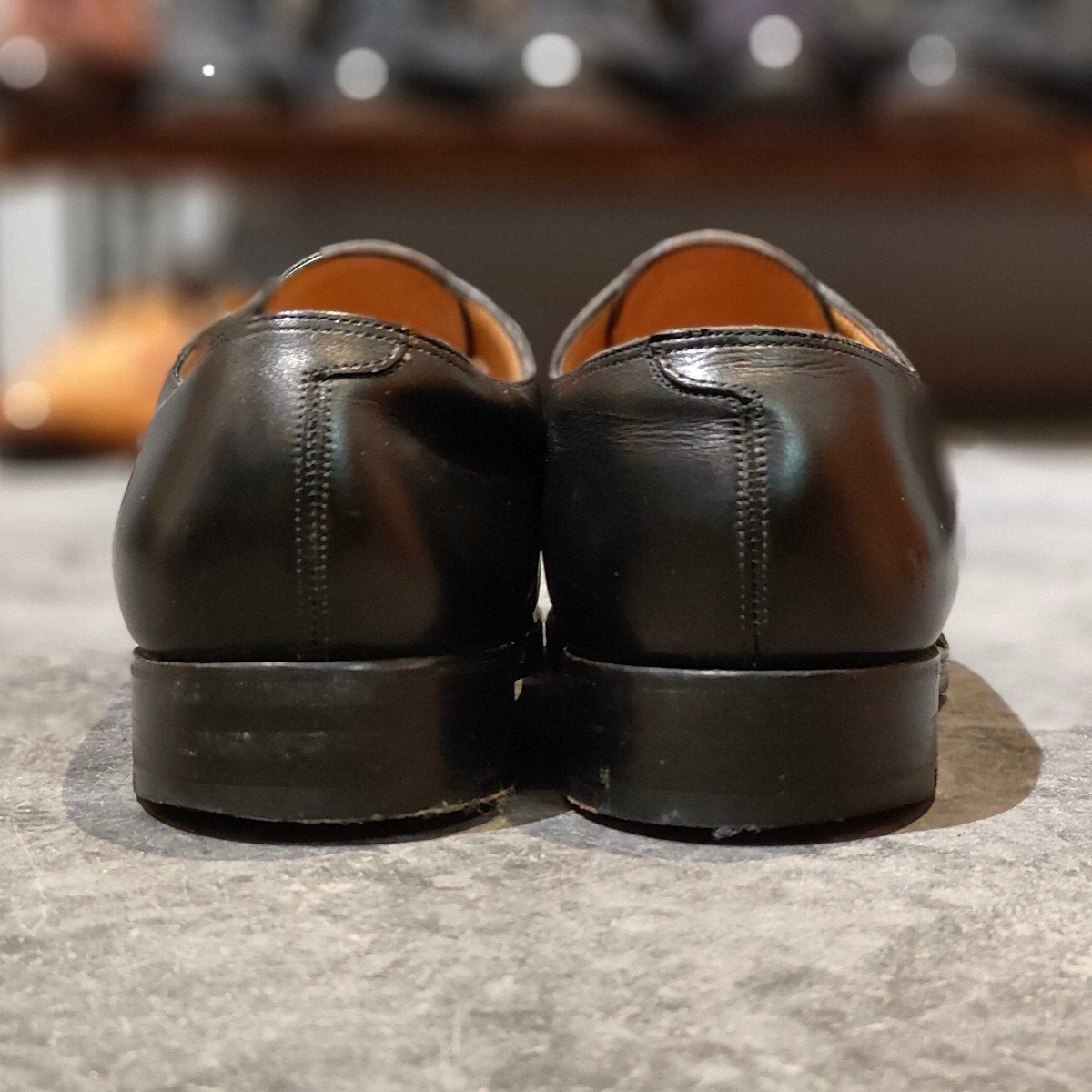 【JOHN LOBB】ジョンロブ ノルウェイ Uチップ カーフ ブラック サイズ UK9E 5495ラスト