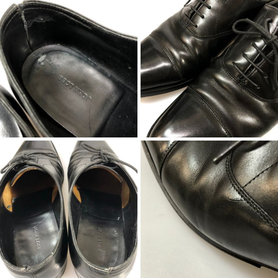 【オンライン限定】【JOHN LOBB】ジョンロブ レザーシューズ ストレートチップ シティ2 7000ラスト カーフ メンズ ブラック サイズUK7E