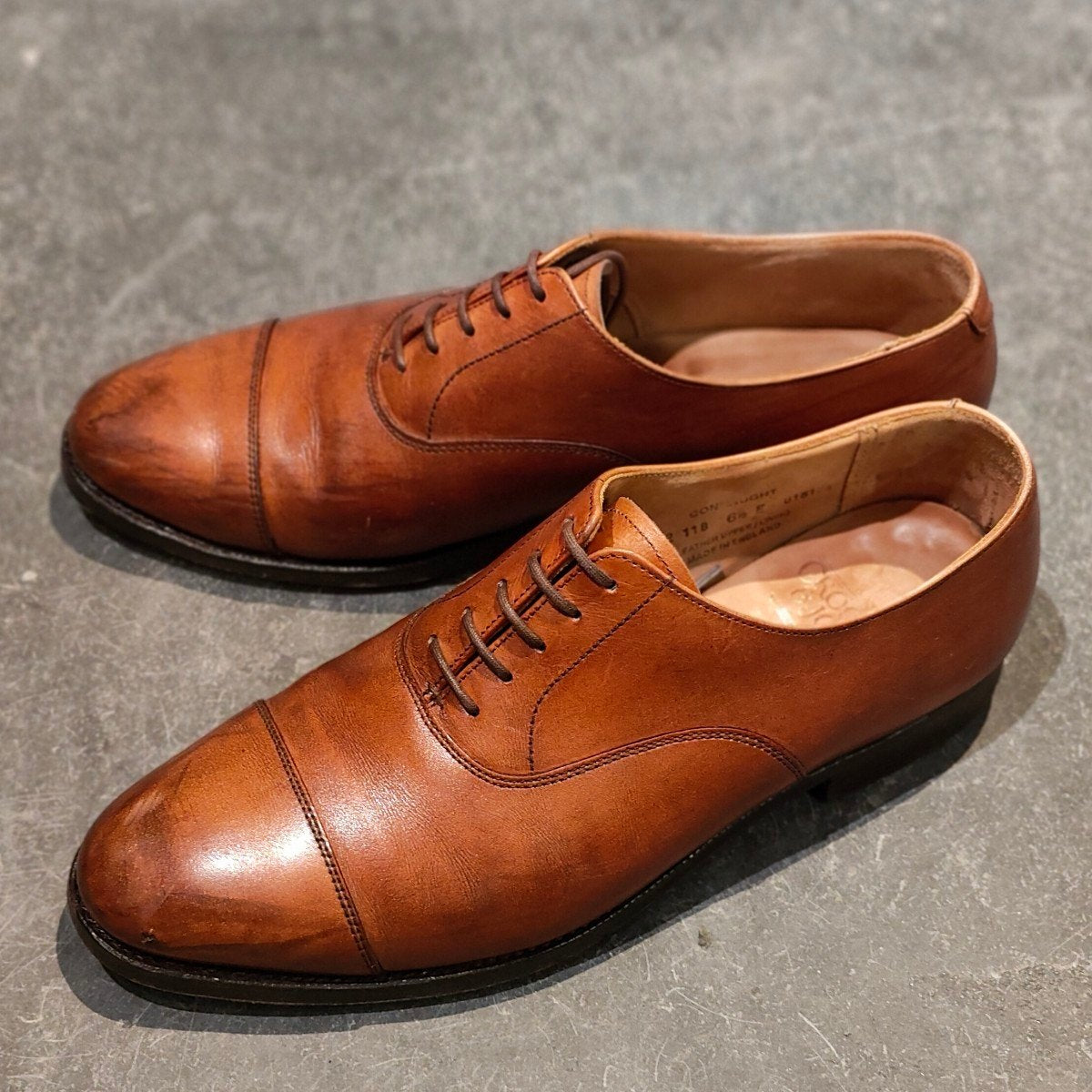 CROCKETT&JONES】クロケット&ジョーンズ コノート ストレートチップ