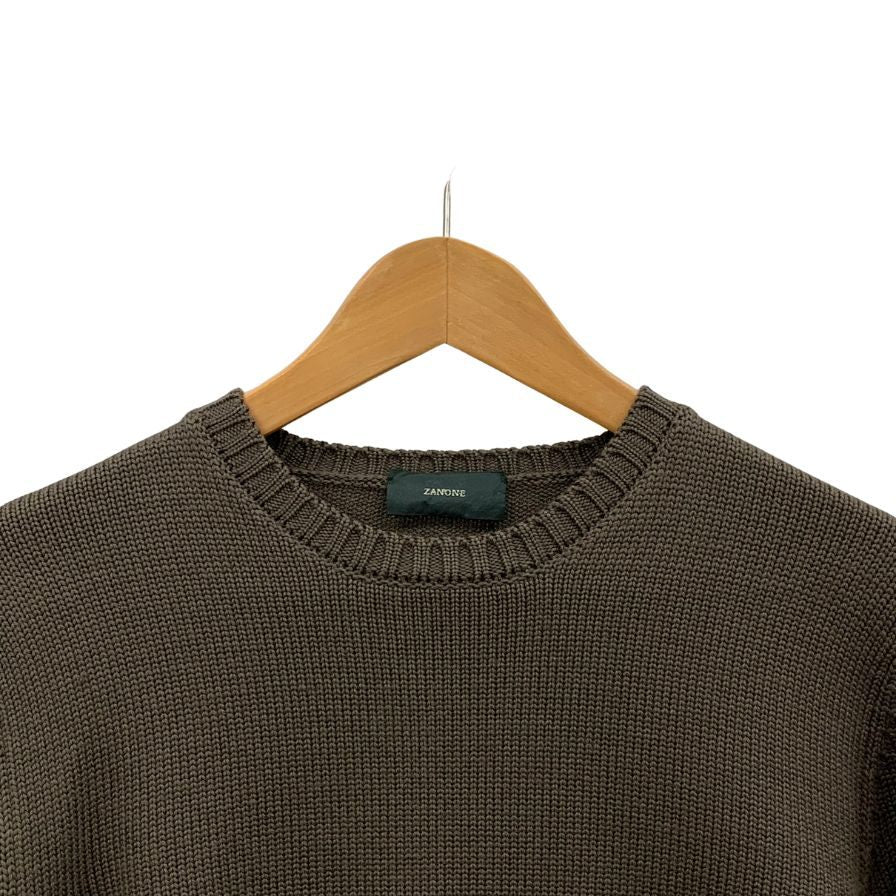 【ZANONE】ザノーネ ニット グレー系 サイズ 46