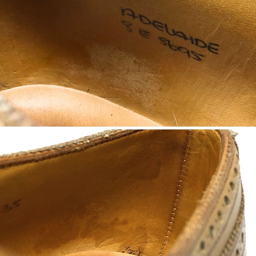 希少 茶箱【JOHN LOBB】ジョンロブ アデレード ライトブラウン サイズUK8E 8695ラスト