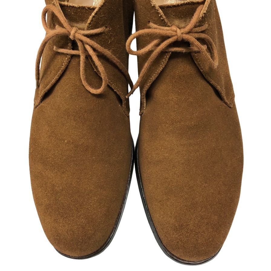【CROCKETT&JONES CHERTSEY】クロケット&ジョーンズ ブーツ スエード ブラウン(茶系) サイズ 6E ラスト