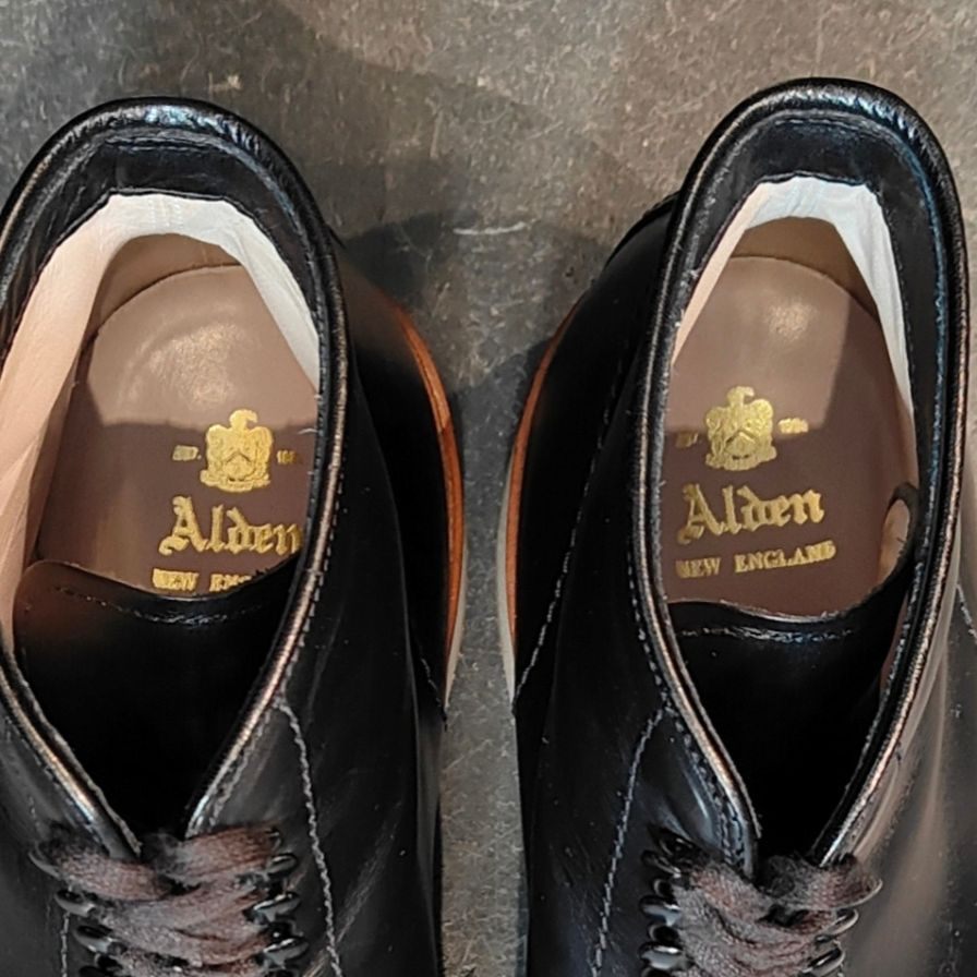 極美品◆【ALDEN】オールデン N4803H ブーツ クロムエクセル ブラック(黒) サイズ US9.5D 379ラスト