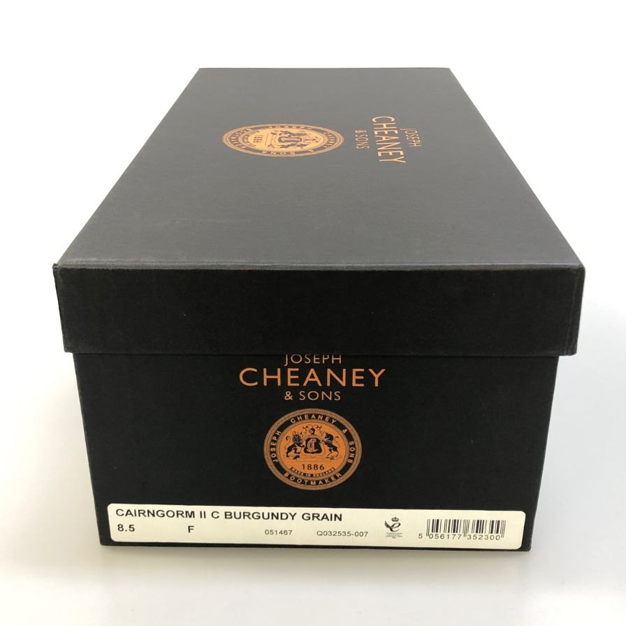 【Joseph Cheaney】ジョセフチーニー ビジネスシューズ グレインカーフ ブラウン(茶系) サイズ 8.5 ラスト