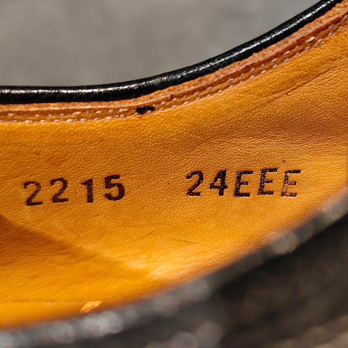 試着程度【SCOTCH GRAIN】スコッチグレイン 2215 ウイングチップ カーフ ブラック サイズ24EEE