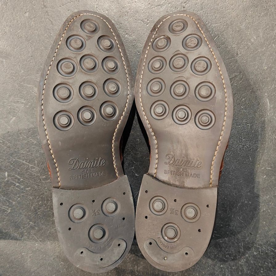 【Tricker’s】トリッカーズ ニューバリー フルブローグ カーフ ブラウン サイズUK6