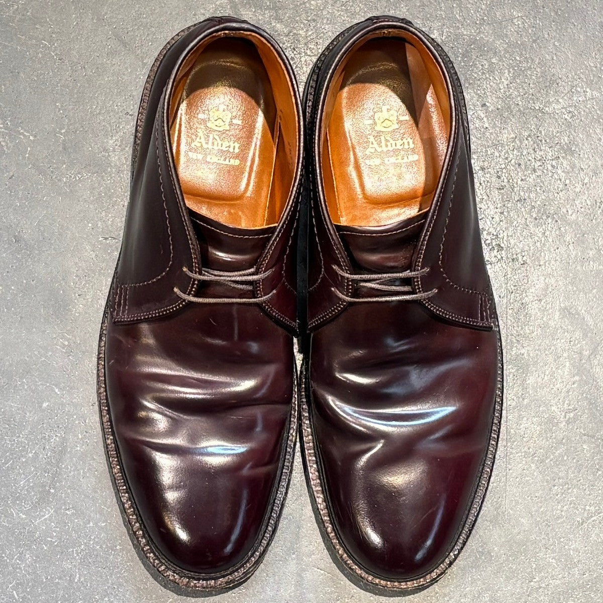 【ALDEN】オールデン チャッカブーツ 1339 コードバン ダークバーガンディ サイズUS9D バリーラスト 参考定価¥216,700-