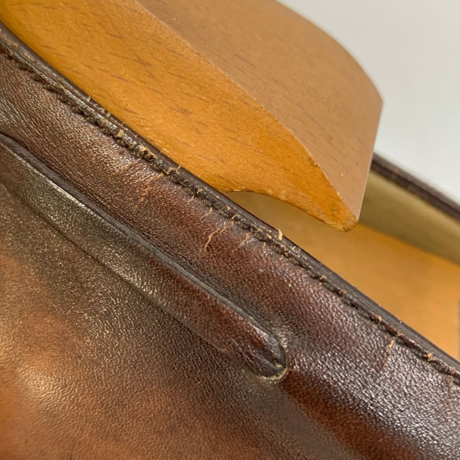 【BERLUTI】ベルルッティ ローファー レザーシューズ タッセル メンズ サイズ6.5 ブラウン