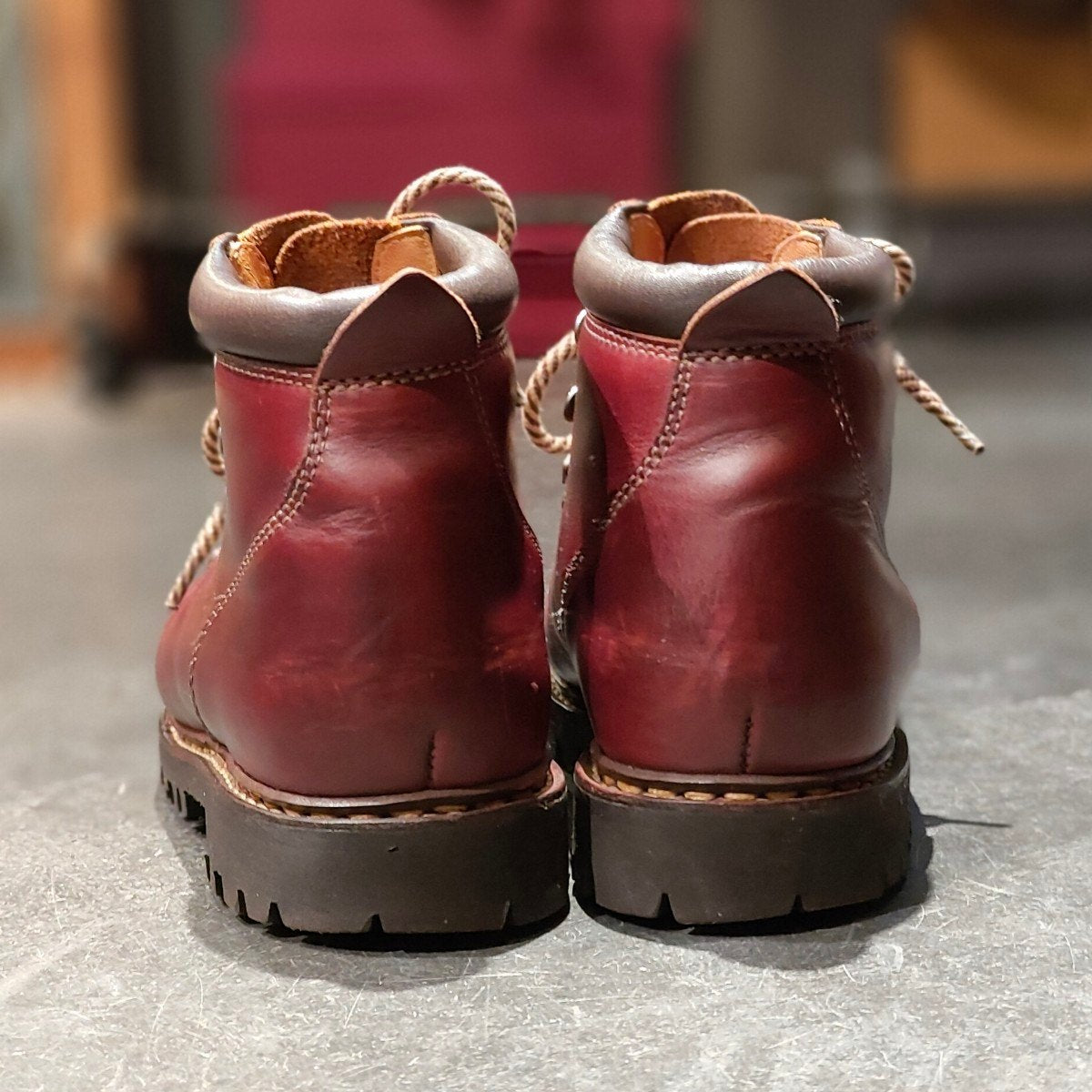 【Paraboot】パラブーツ アヴォリアーズ トレッキングブーツ カーフ バーガンディ サイズ UK6.5