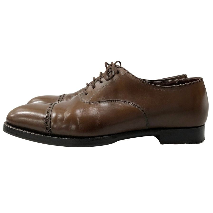 【CROCKETT&JONES】クロケット&ジョーンズ ビジネスシューズ カーフ ブラウン サイズ UK6E ラスト