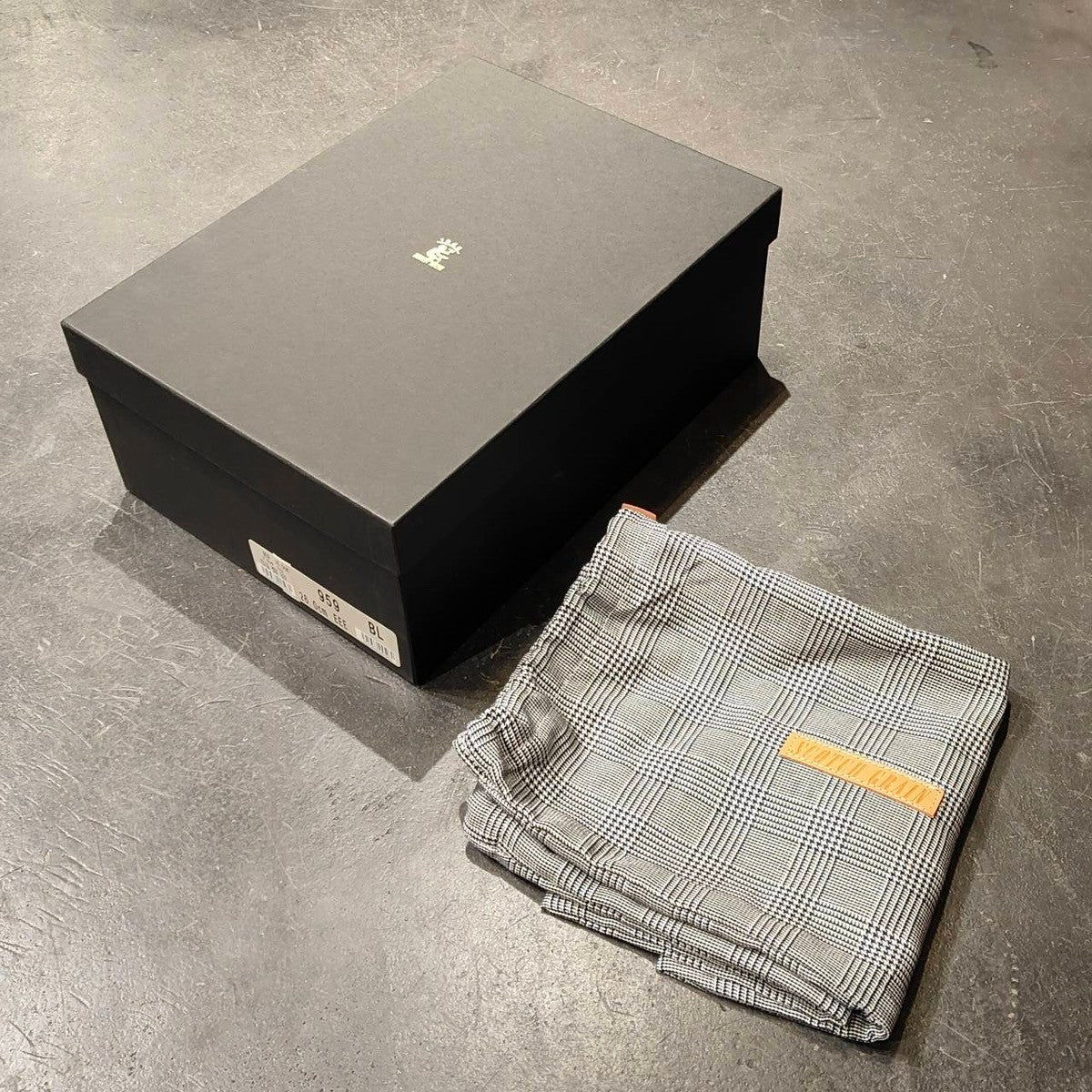 使用数回 【SCOTCH GRAIN】スコッチグレイン インペリアルプレステージ 959BL Uチップ カーフ ブラック サイズ 26.0EEE 参考定価¥66,000-