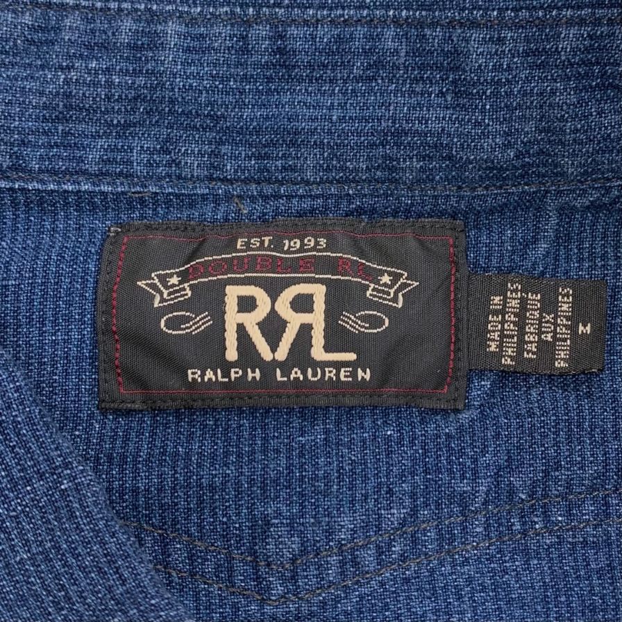 【RRL RALPH LAUREN】ダブルアールエル ラルフローレン デニムシャツ サイズ