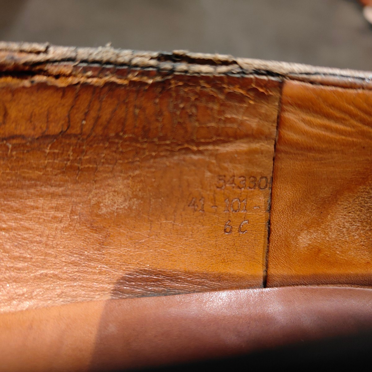 ダメージ品【J.M.WESTON】ジェイエムウエストン シグニチャーローファー 180 ローファー カーフ ブラック サイズ UK6E 41ラスト