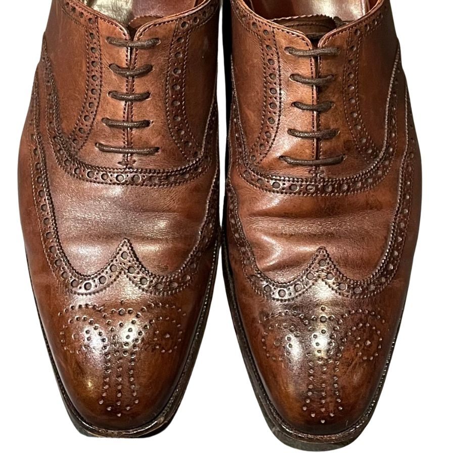 【Crockett&Jones】クロケット&ジョーンズ LA ビジネスシューズ ブラウン(茶系) サイズ UK7.5E ラスト