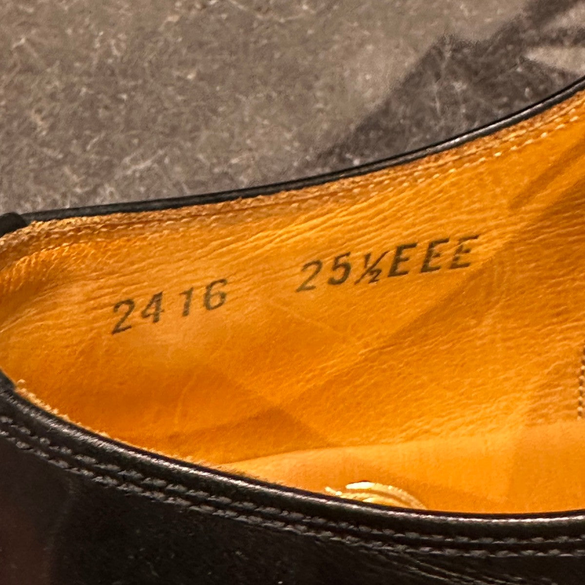 【SCOTCH GRAIN】スコッチグレイン 2416 ストレートチップ カーフ ブラック サイズ25.5EEE