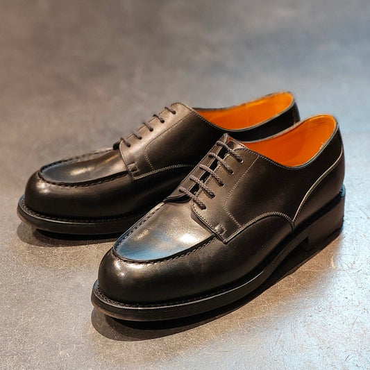 使用数回 【J.M.WESTON】ジェイエムウエストン 641 ゴルフ Uチップ ボックスカーフ ブラック サイズ UK6.5C 31ラスト 定価¥168,300-