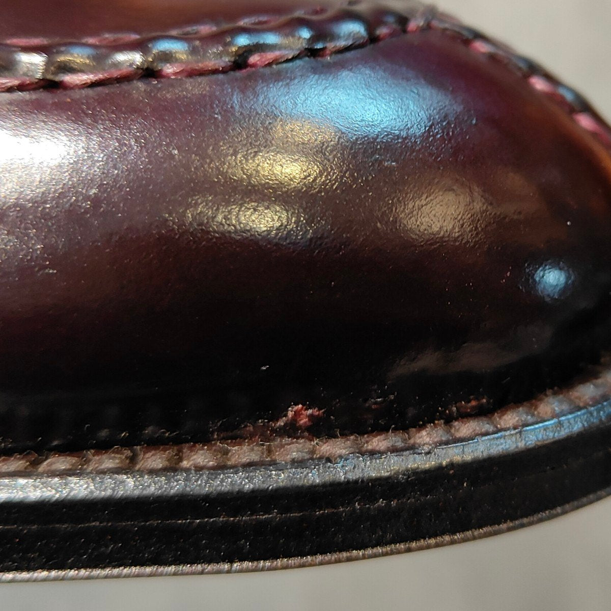 希少 新品未使用【ALDEN】オールデン リジェクト品 54038 NST Uチップ コードバン ダークバーガンディ サイズUS8.5D モディファイドラスト
