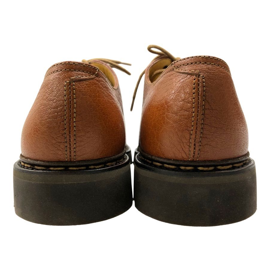 新品未使用 Sスタンプ【JOHN LOBB】ジョンロブ オスロ コテージライン プレーントゥ バッファローレザー ブラウン サイズUK6.5