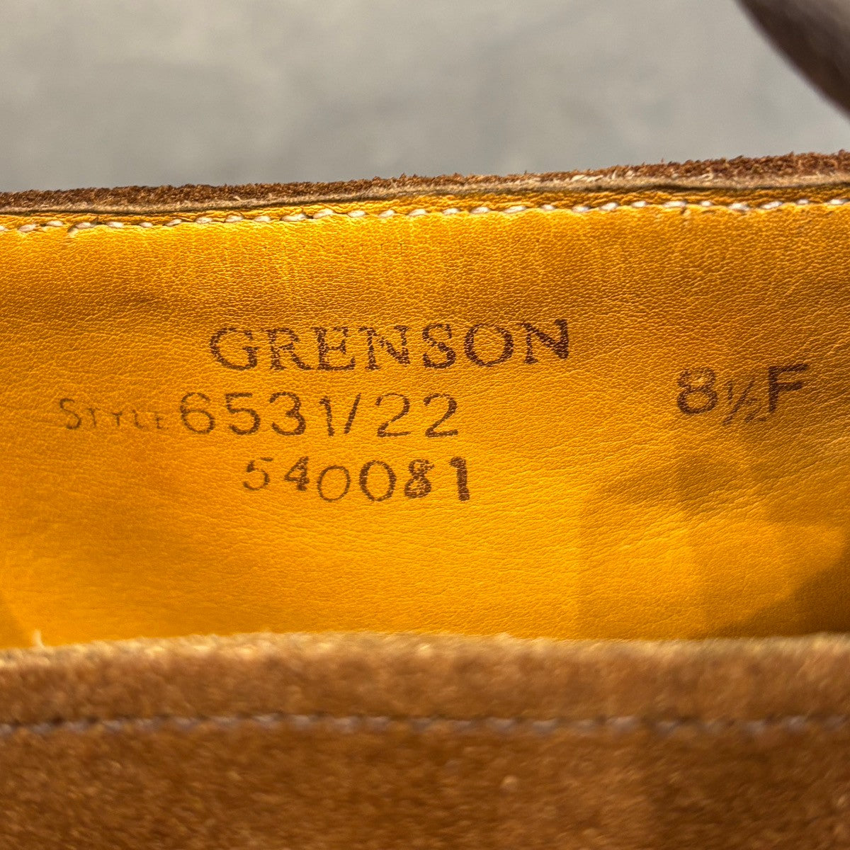 【GRENSON】グレンソン チャッカブーツ 6531 スエード ブラウン サイズUK8.5F