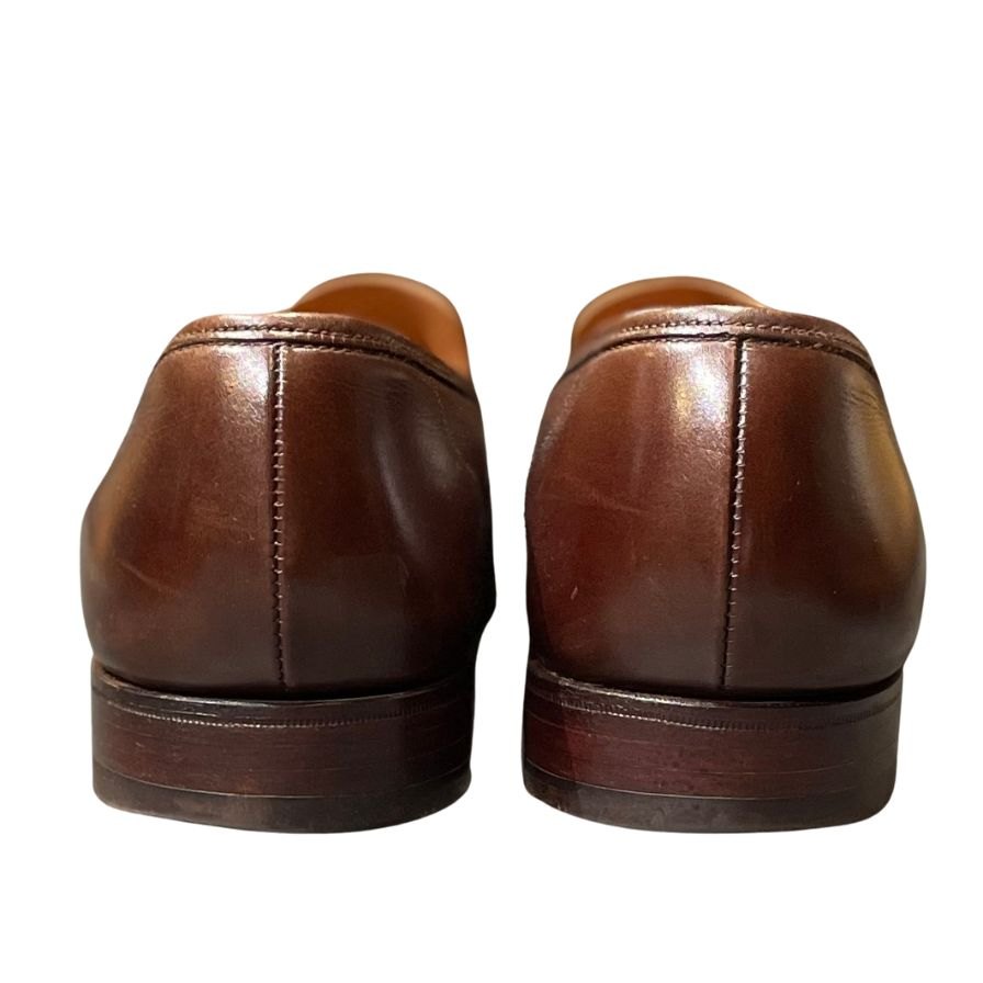 【CROCKETT&JONES】クロケット&ジョーンズ ローファー ブラウン(茶系) サイズ UK8.5E ラスト