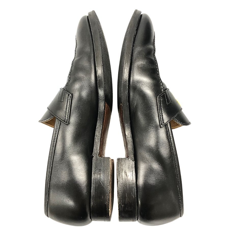 【CROCKETT&JONES】クロケット&ジョーンズ ローファー カーフ ブラック(黒) サイズ UK7.5E ラスト