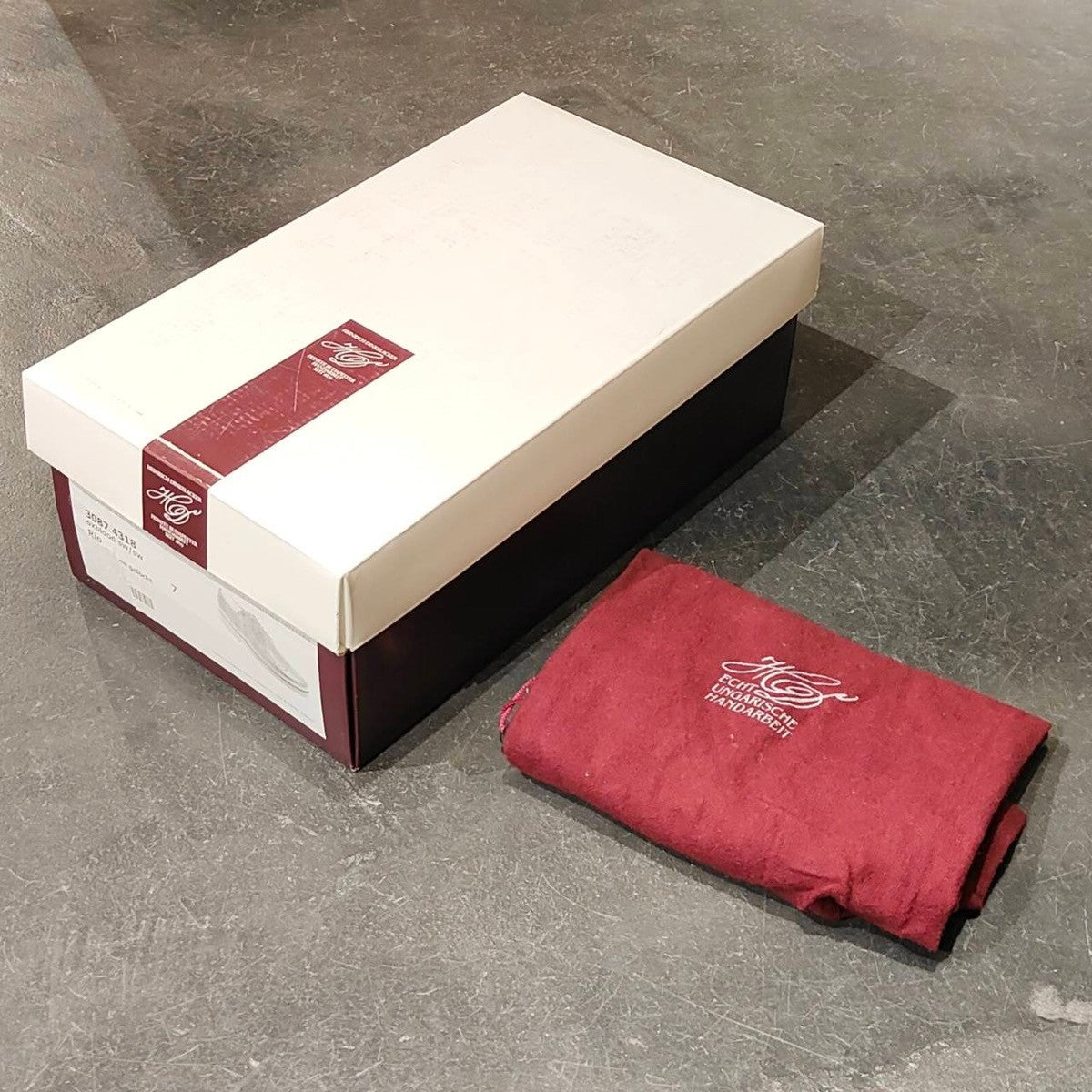 希少 新品未使用【HEIRICH DINKELACKER】ハインリッヒディンケラッカー フルブローグ コードバン オックスブラッド サイズUK7 RIOラスト