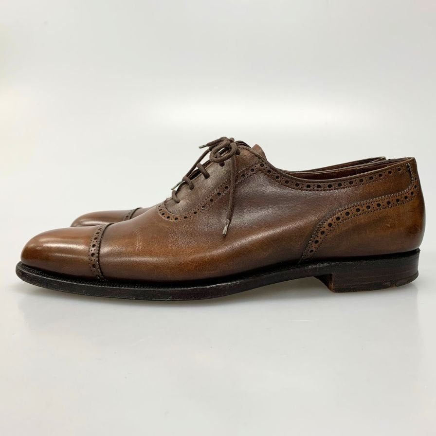 【CROCKETT&JONES】クロケットアンドジョーンズ ビジネスシューズ ブラウン(茶系) サイズ UK7D ラスト