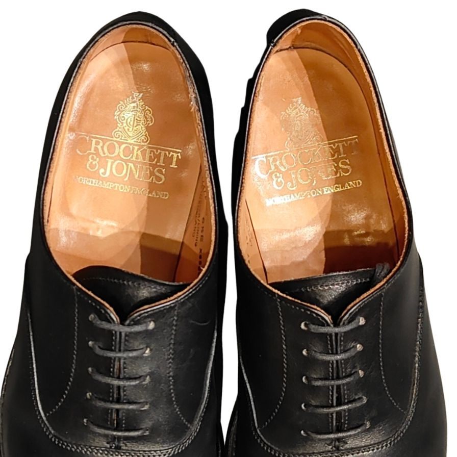 【CROCKETT&JONES】クロケット&ジョーンズ ビジネスシューズ ブラック(黒) サイズ UK6.5E ラスト